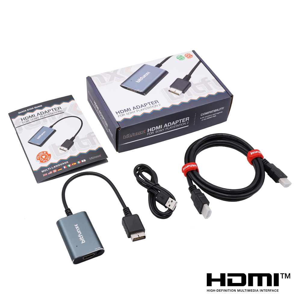 Gaming Console All In One - Bitfunx RGB/Component vers HDMI ™ Adaptateur