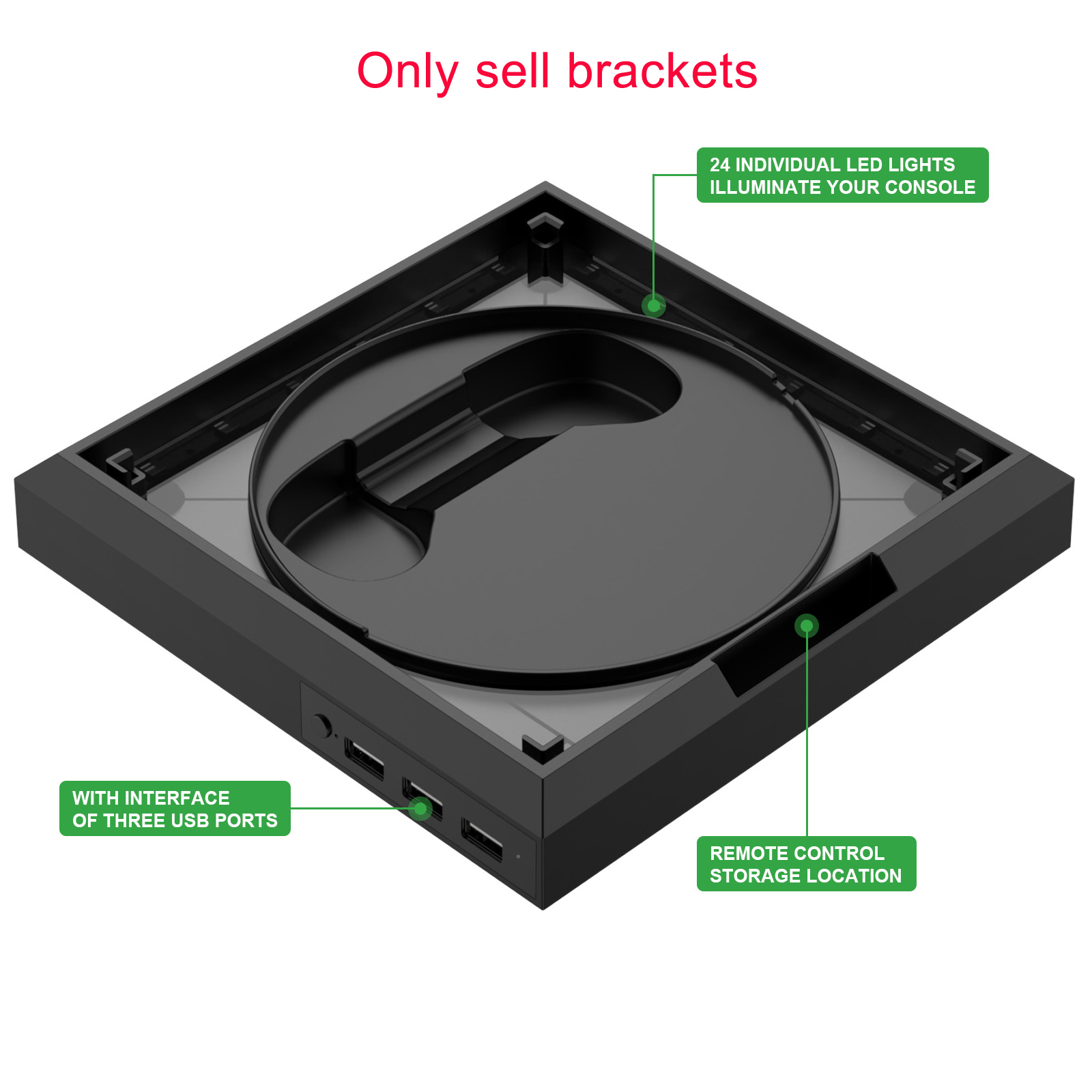 Gaming Console Xbox Series S - Base pour Xbox Series X/S, Poignée