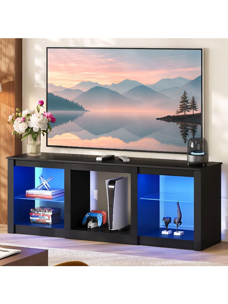 Gaming Console Entertainment Center - Meuble TV LED 58 pouces, centre