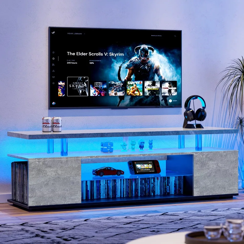 Meuble TV pour téléviseur 70 p - Gaming Console Entertainment Center avis et prix
