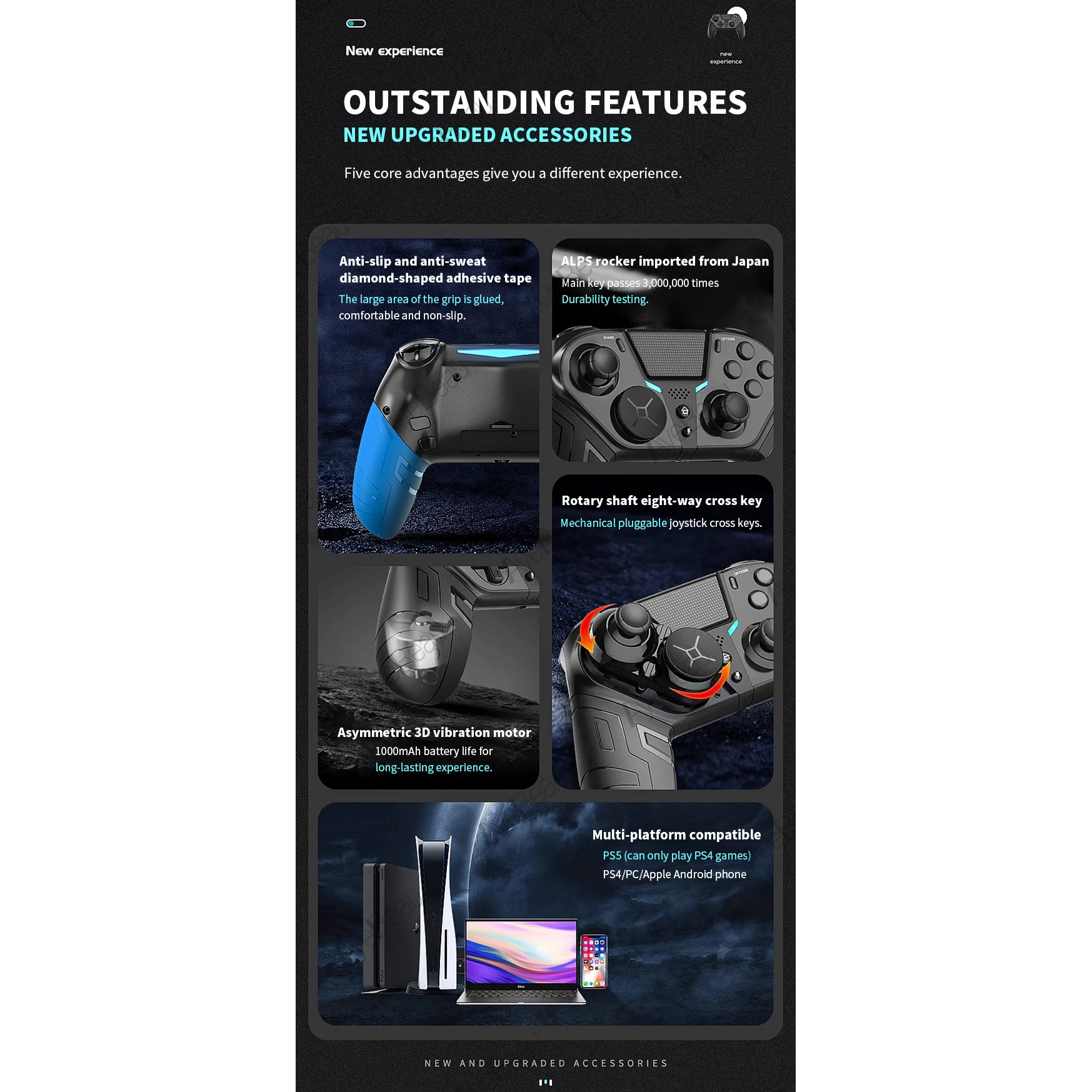 Contrôleur Mobile sans fil pou - Gaming Console For Android Tv avis et prix