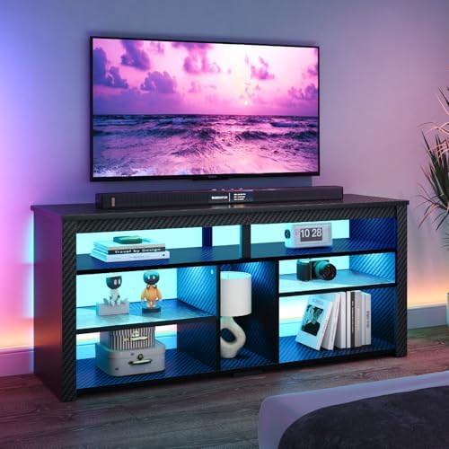 Support TV LED haut, meuble mu - Gaming Console Entertainment Center avis et prix