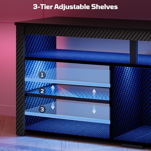 Support TV LED haut, meuble mu - Gaming Console Entertainment Center avis et prix