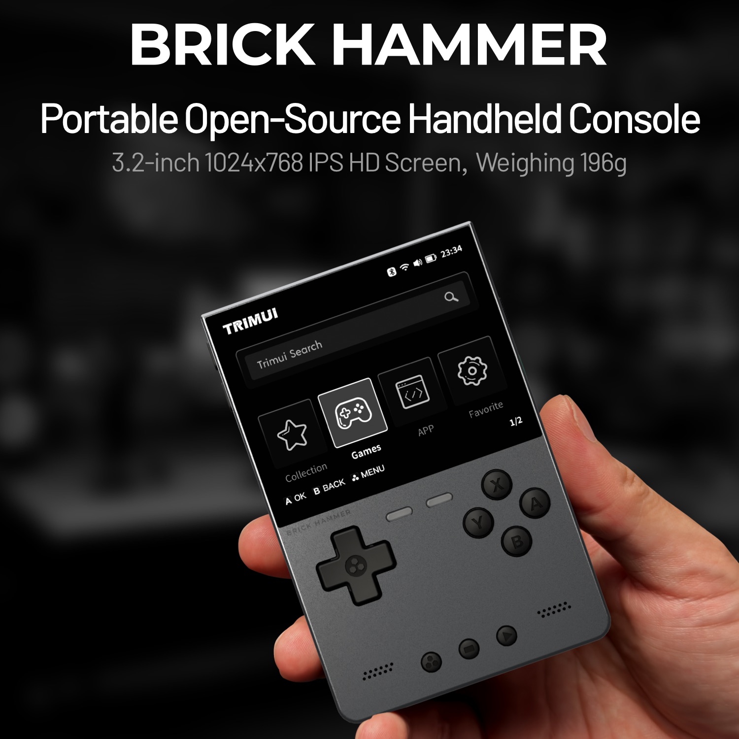 TRIMUI brique marteau rétro Co - Gaming Console Phone avis et prix