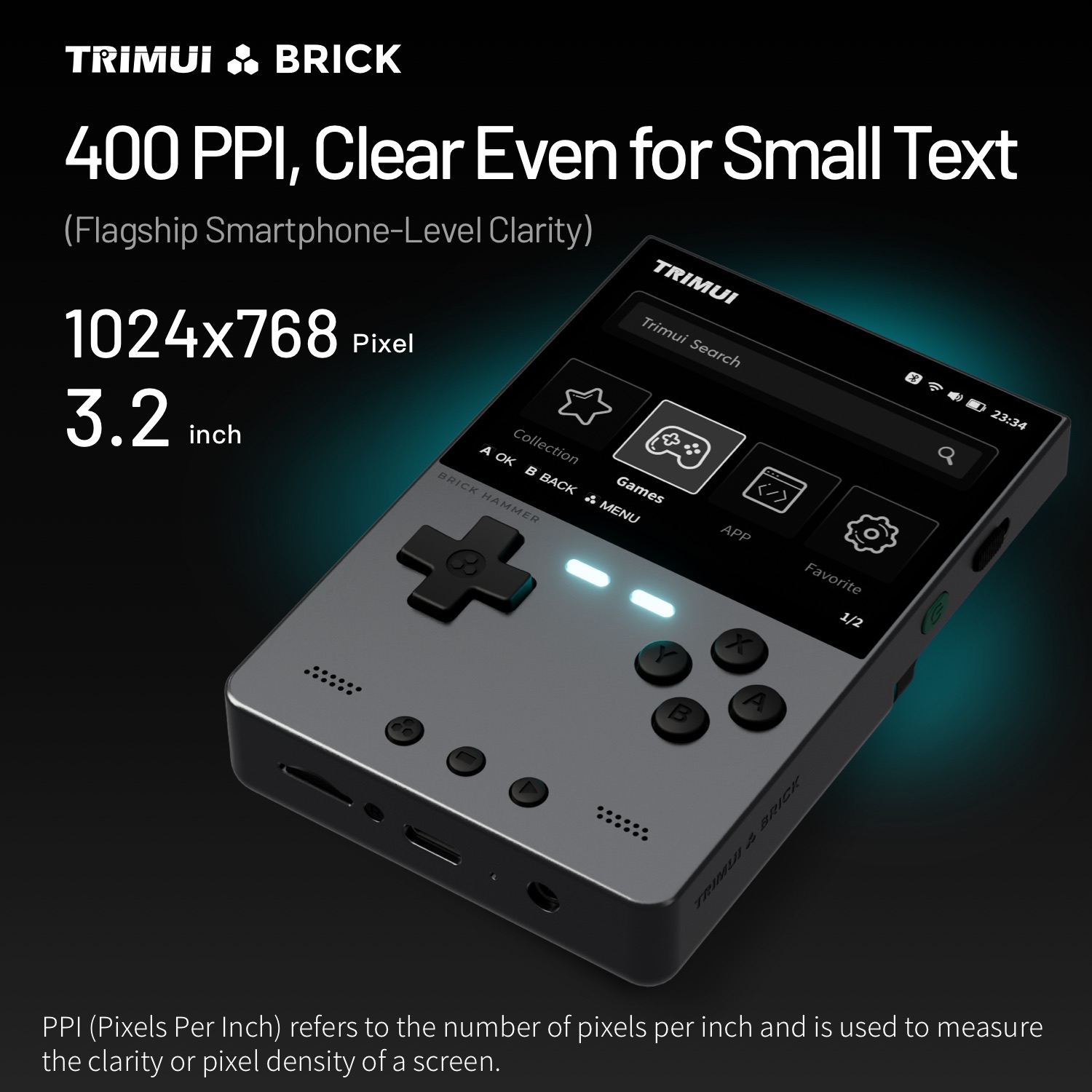TRIMUI brique marteau rétro Co - Gaming Console Phone avis et prix