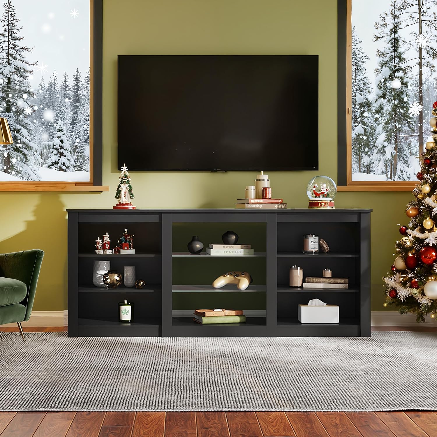 Meuble TV moderne, centre de d - Gaming Console Entertainment Center avis et prix