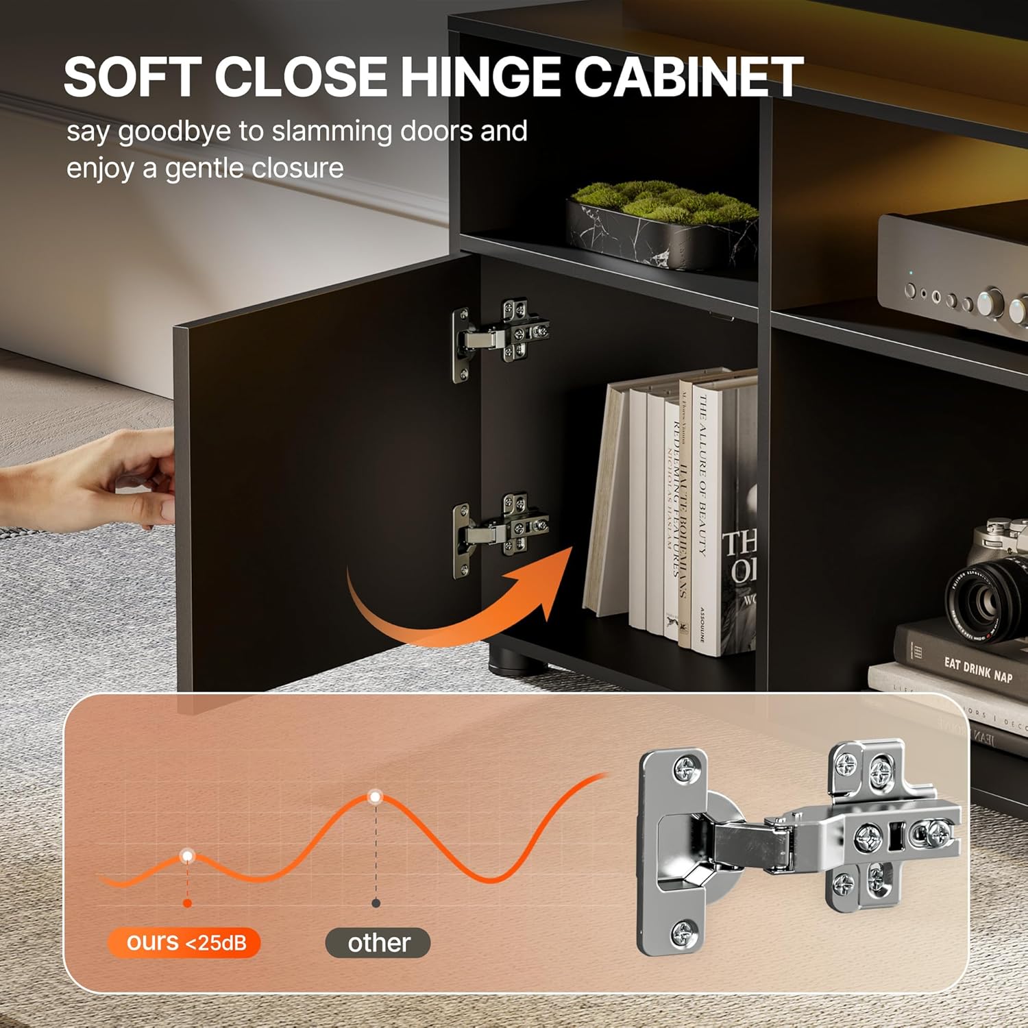 Meuble TV, centre de divertiss - Gaming Console Entertainment Center avis et prix