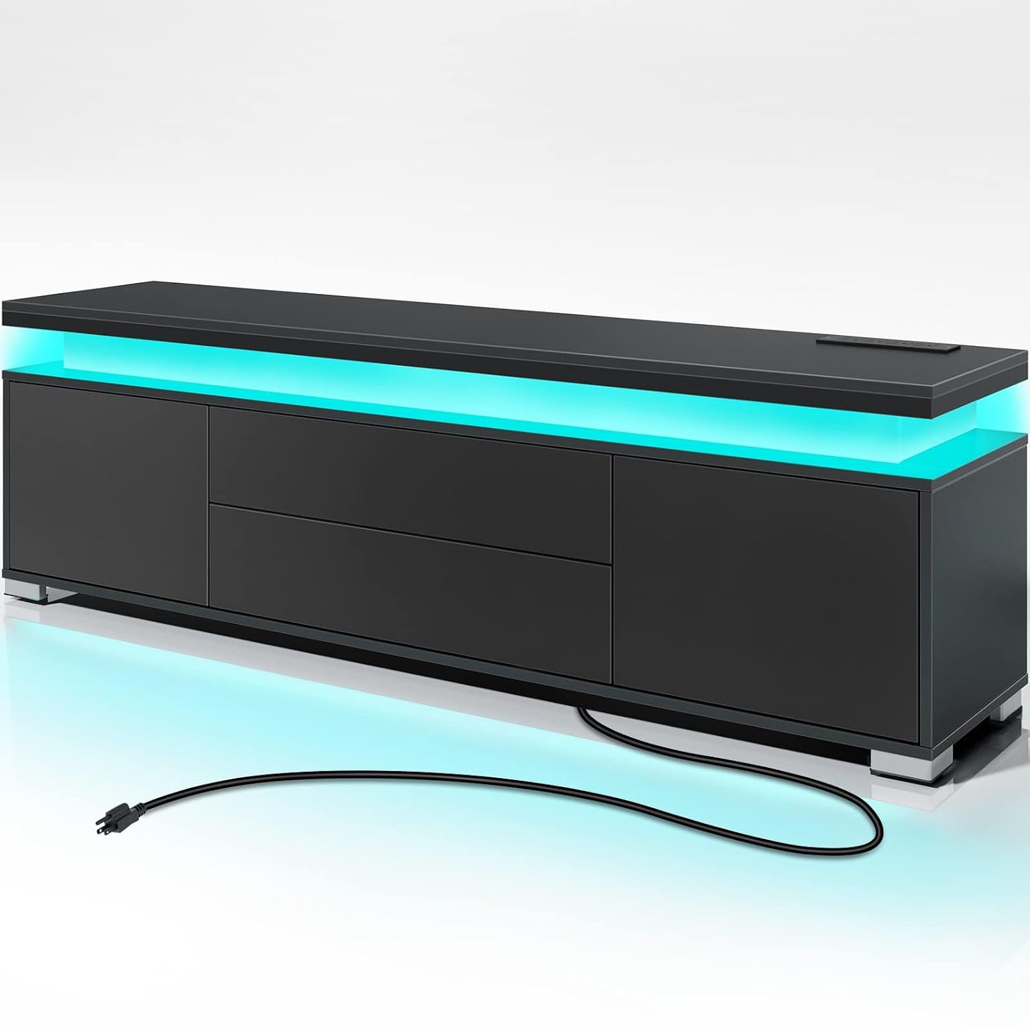 Meuble TV avec prise de couran - Gaming Console Entertainment Center avis et prix