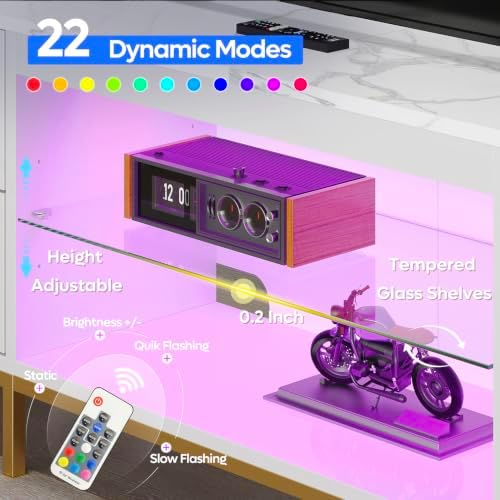 Meuble TV pour téléviseurs de  - Gaming Console Entertainment Center avis et prix