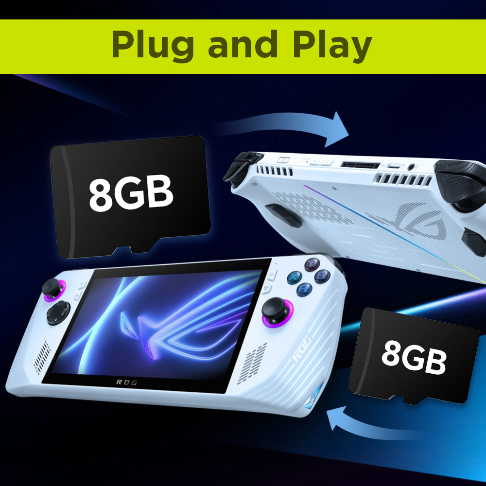 Carte de jeu TF de 8 go avec 3 - Laptop Gaming Console avis et prix