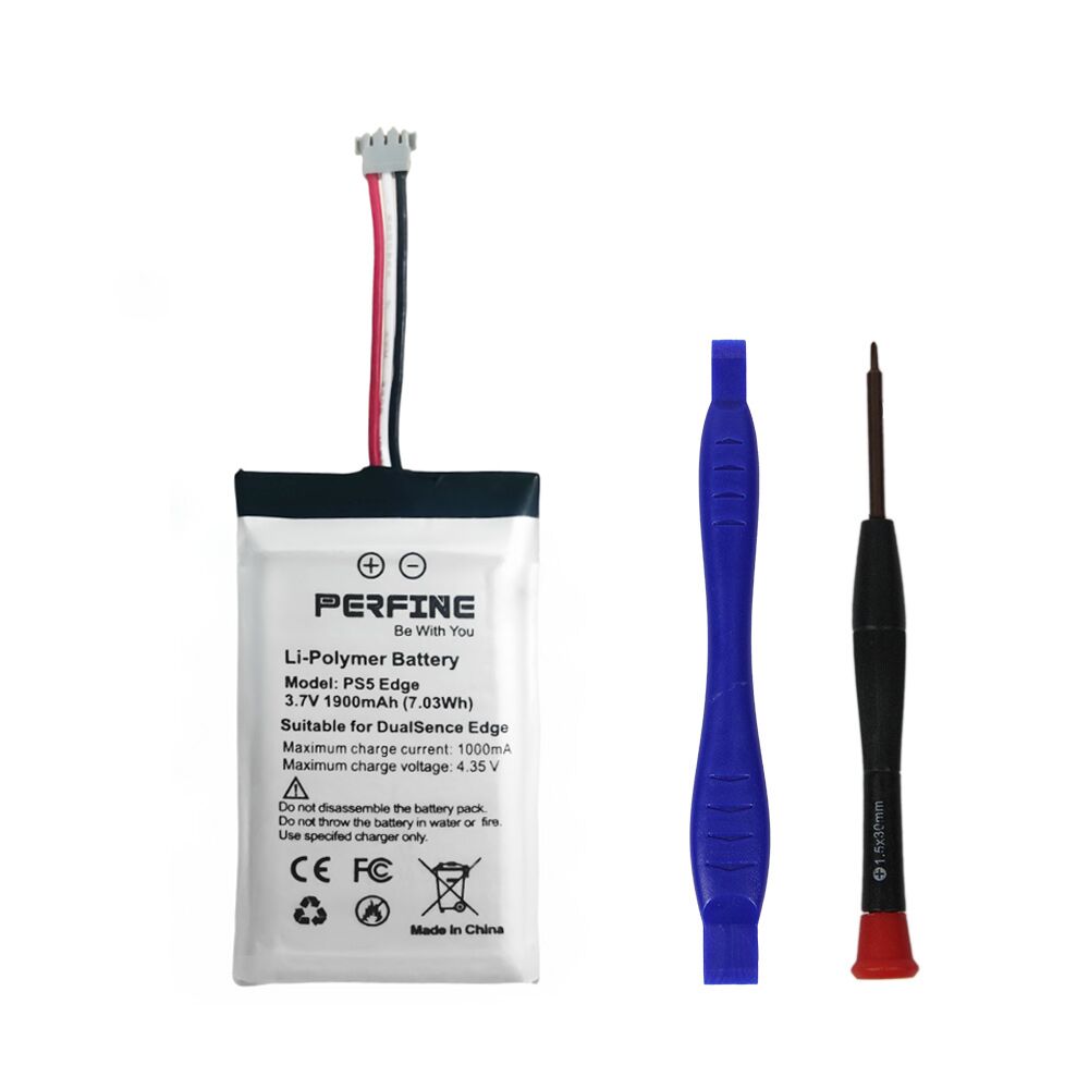 Perfine 1900mAh 2 pièces Batte - Sony Controller Dualsense Edge avis et prix